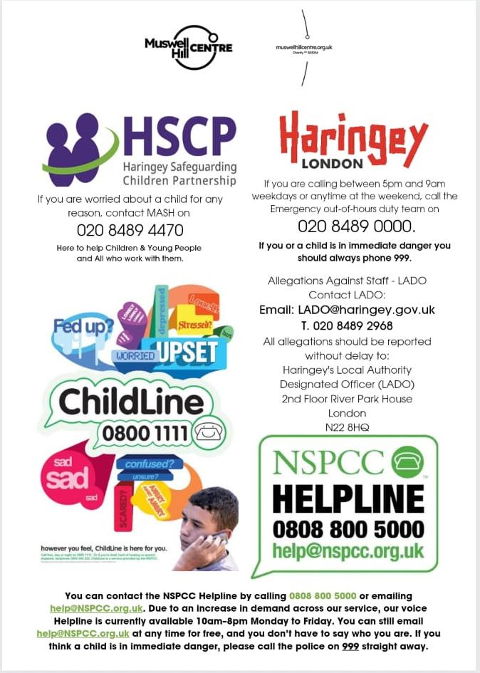 Safeguarding contacts